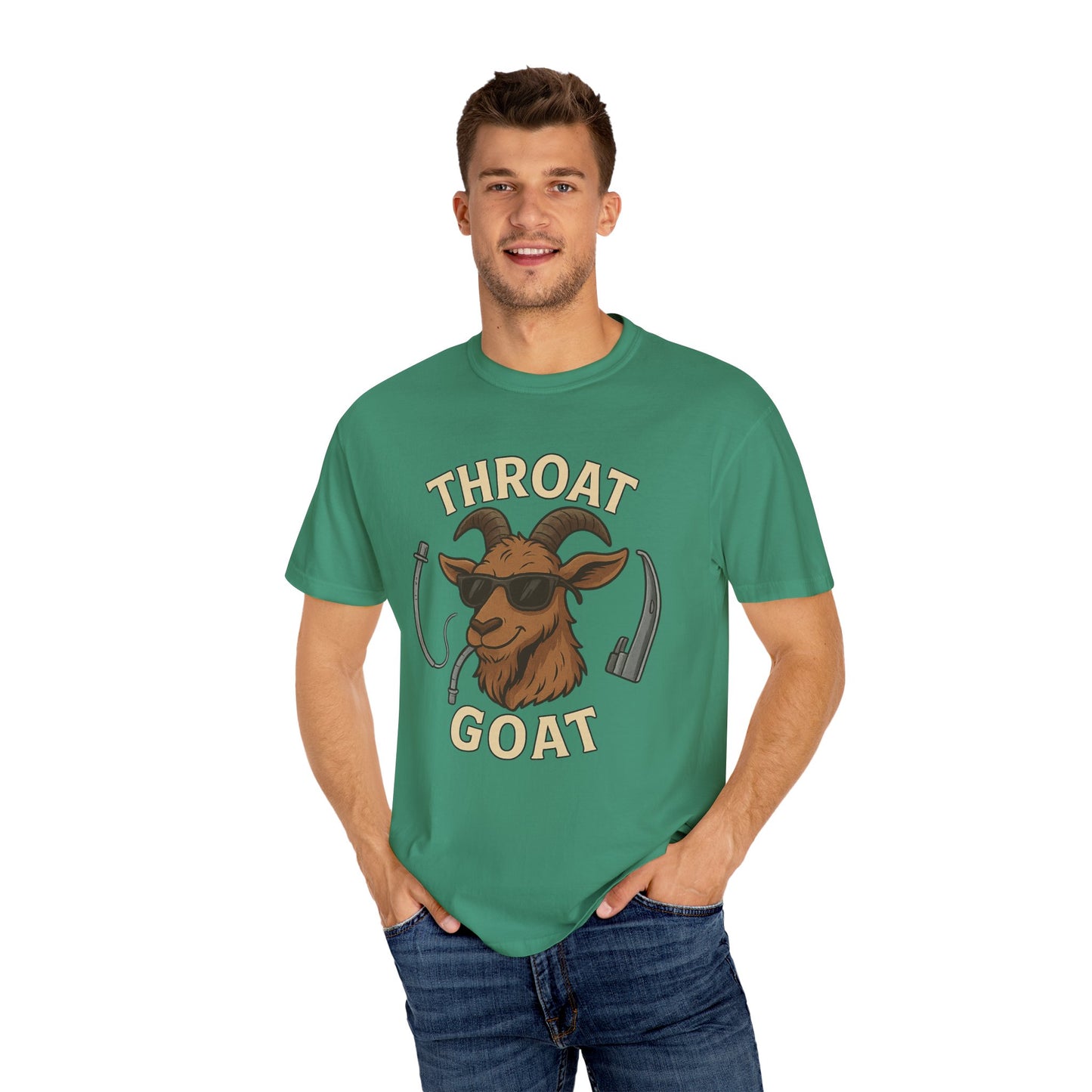 Throat Goat T-Shirt, Funny Graphic Tee, Unisex Humor Shirt, Casual Everyday Wear