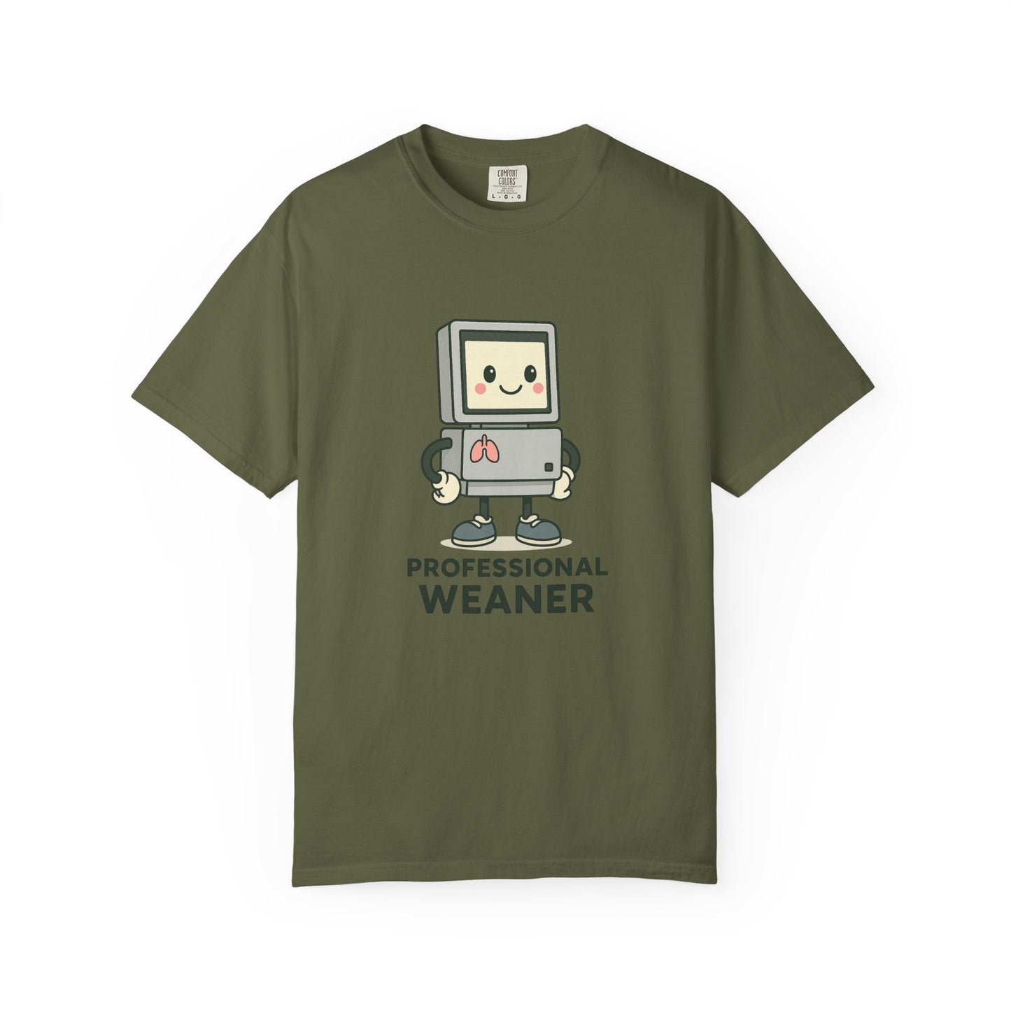 Professional Weaner Respiratory T-Shirt, Funny T-Shirt for Kids, Unisex Tee, Cartoon T-Shirt, Gift for New Parents, Humorous Clothing