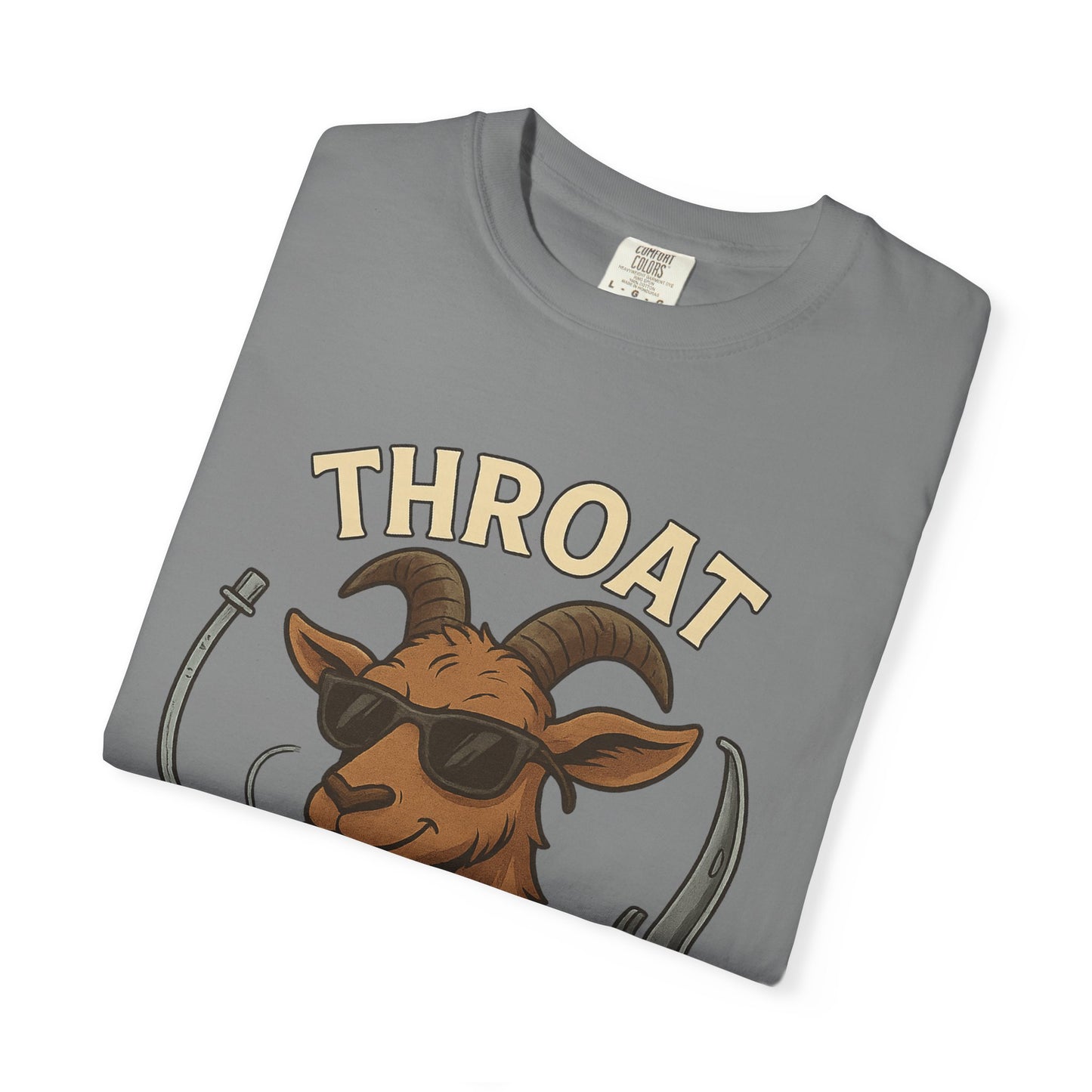 Throat Goat T-Shirt, Funny Graphic Tee, Unisex Humor Shirt, Casual Everyday Wear