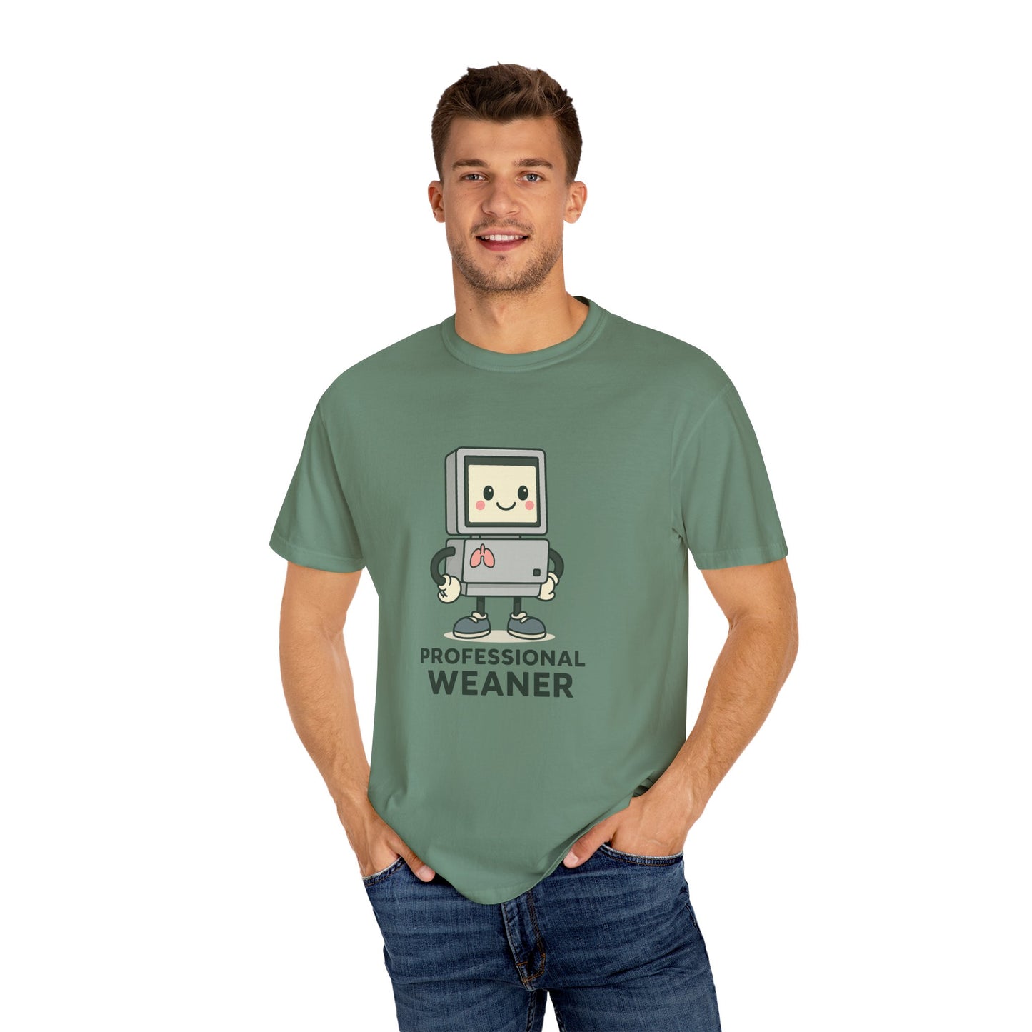 Professional Weaner Respiratory T-Shirt, Funny T-Shirt for Kids, Unisex Tee, Cartoon T-Shirt, Gift for New Parents, Humorous Clothing