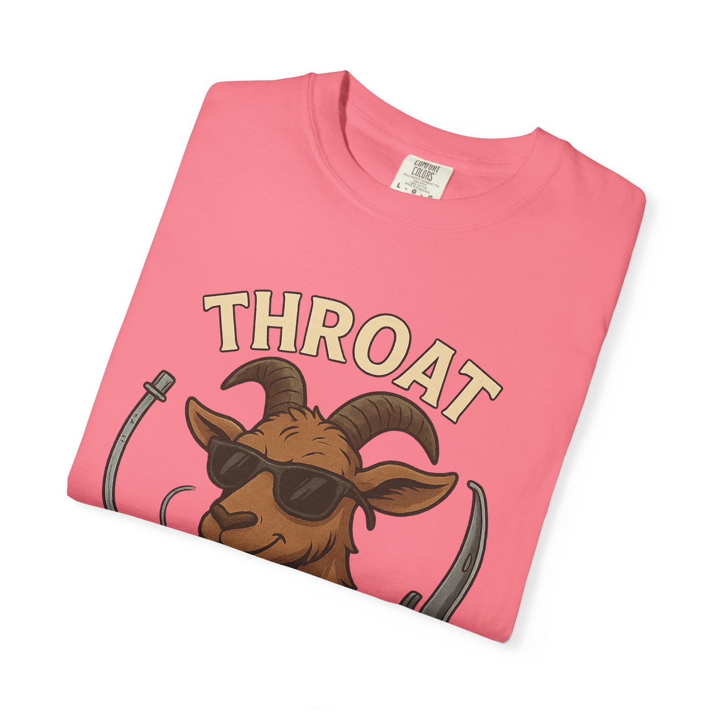 Throat Goat T-Shirt, Funny Graphic Tee, Unisex Humor Shirt, Casual Everyday Wear