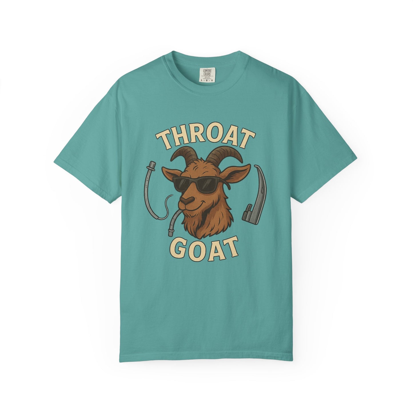 Throat Goat T-Shirt, Funny Graphic Tee, Unisex Humor Shirt, Casual Everyday Wear