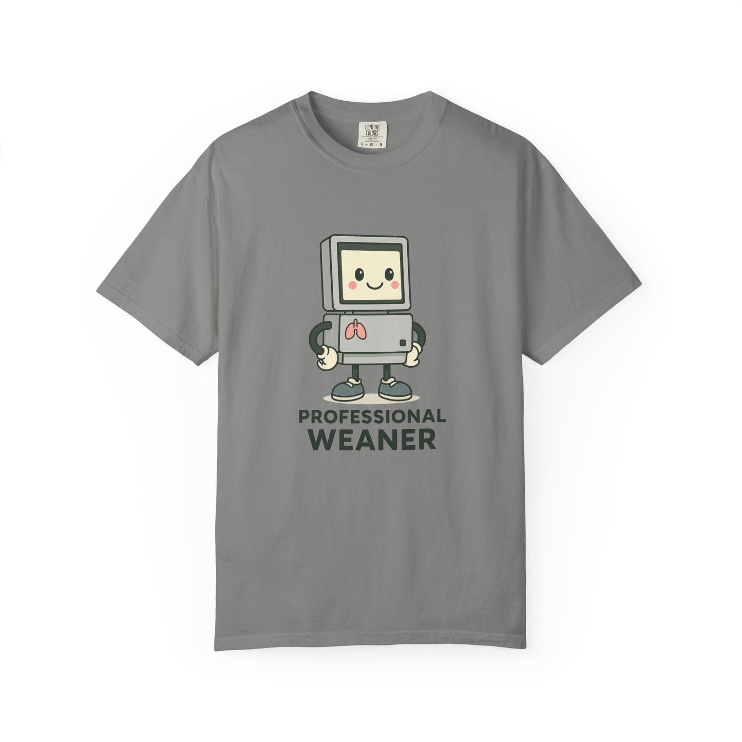 Professional Weaner Respiratory T-Shirt, Funny T-Shirt for Kids, Unisex Tee, Cartoon T-Shirt, Gift for New Parents, Humorous Clothing