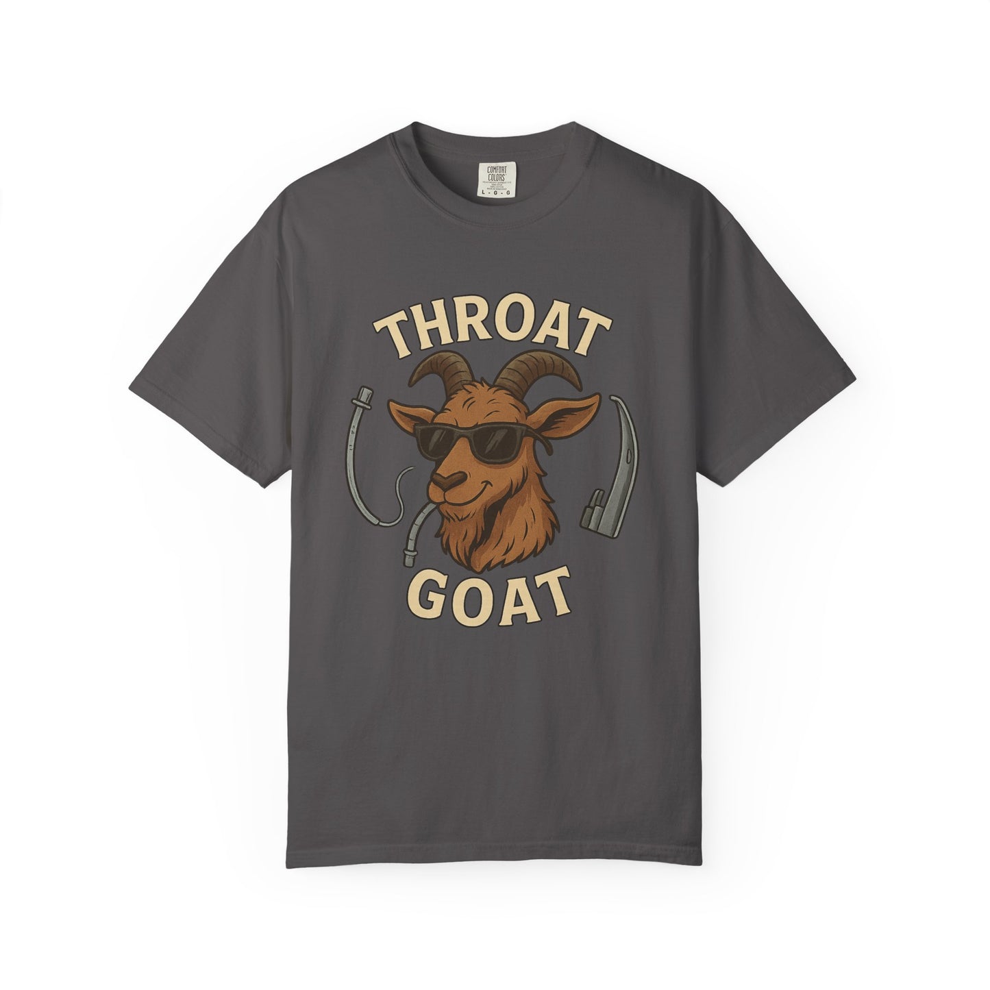 Throat Goat T-Shirt, Funny Graphic Tee, Unisex Humor Shirt, Casual Everyday Wear