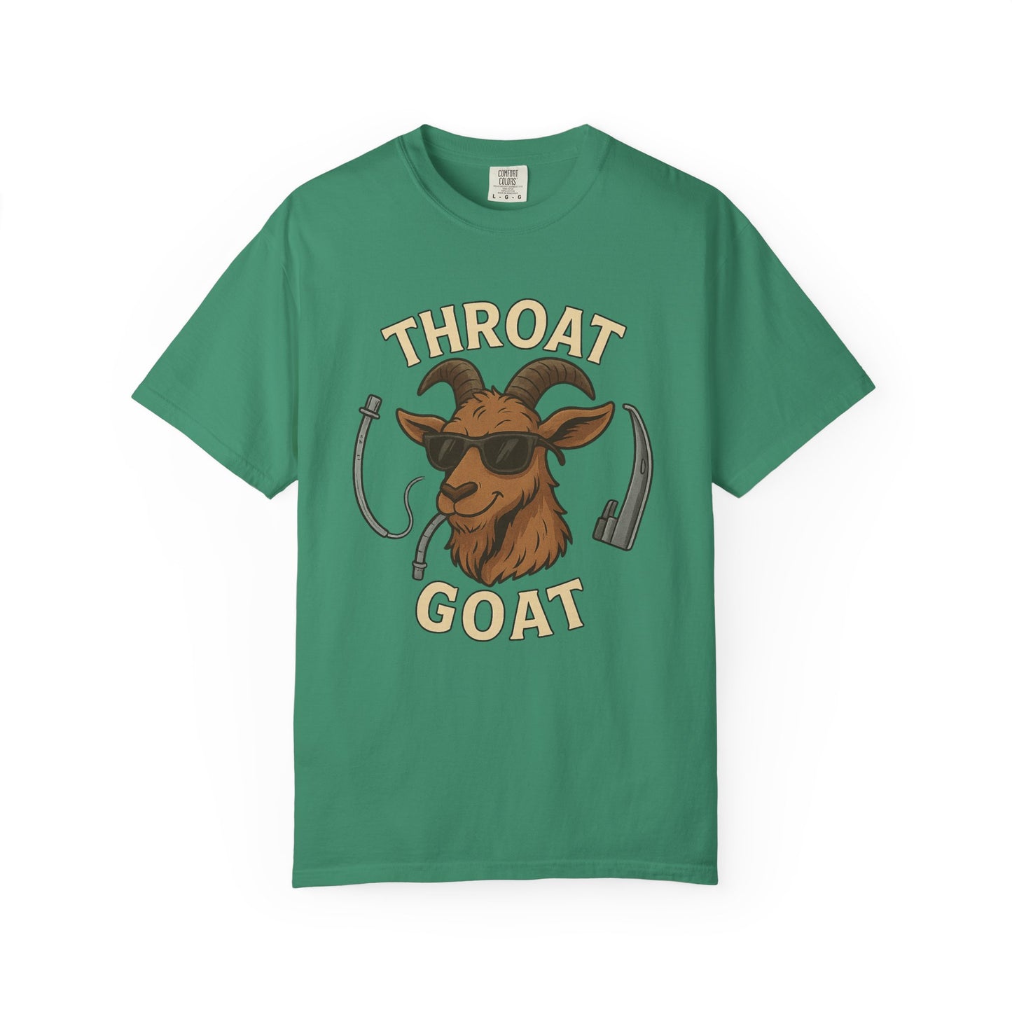 Throat Goat T-Shirt, Funny Graphic Tee, Unisex Humor Shirt, Casual Everyday Wear