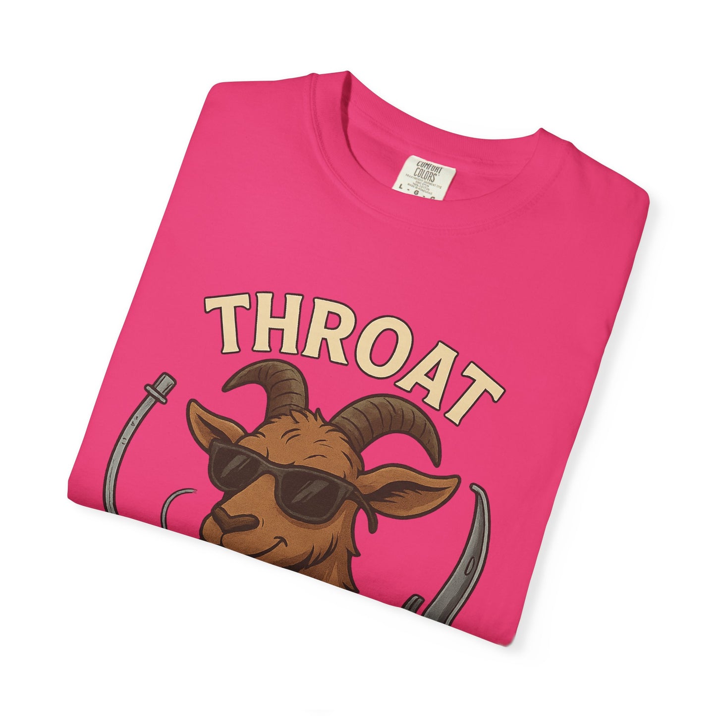 Throat Goat T-Shirt, Funny Graphic Tee, Unisex Humor Shirt, Casual Everyday Wear