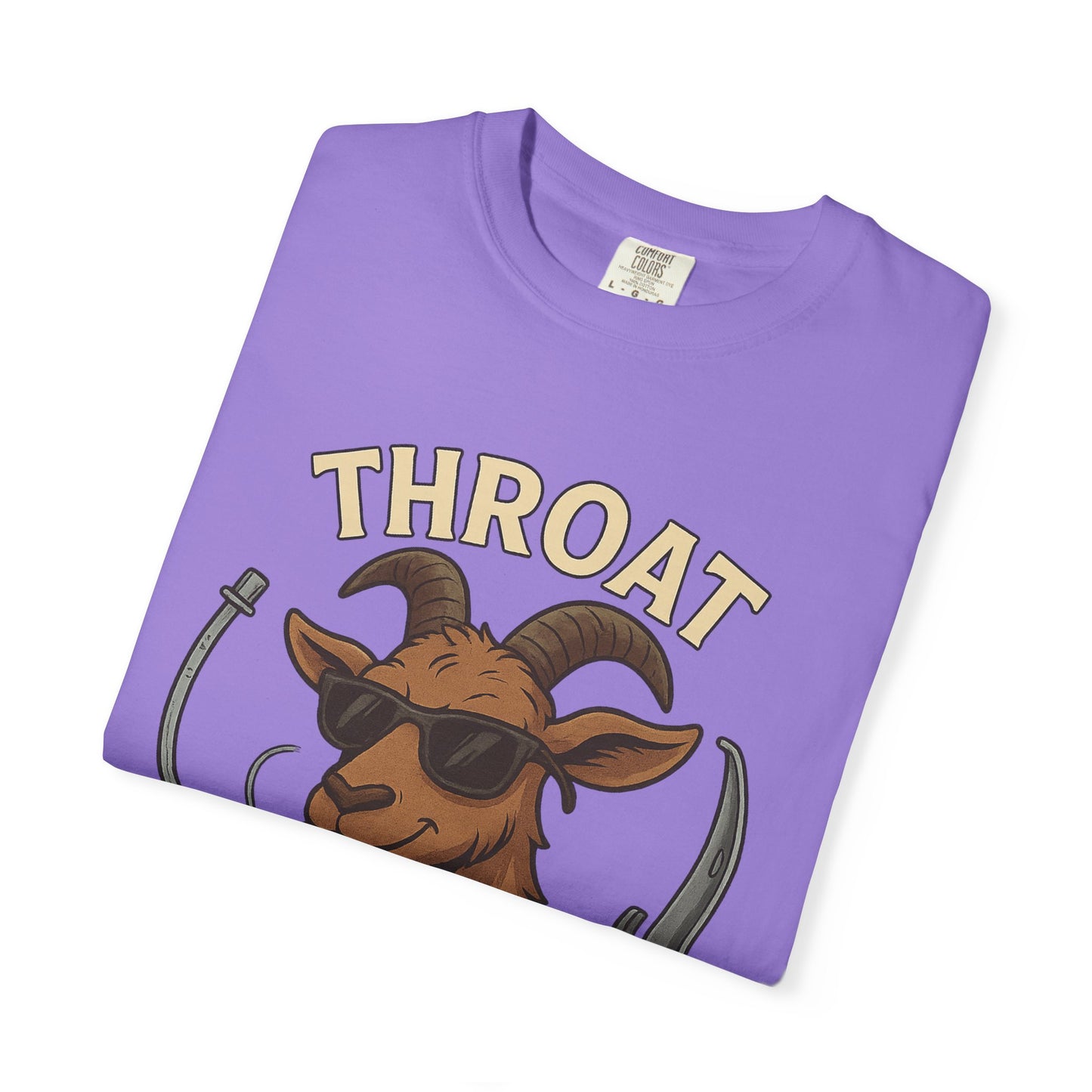 Throat Goat T-Shirt, Funny Graphic Tee, Unisex Humor Shirt, Casual Everyday Wear