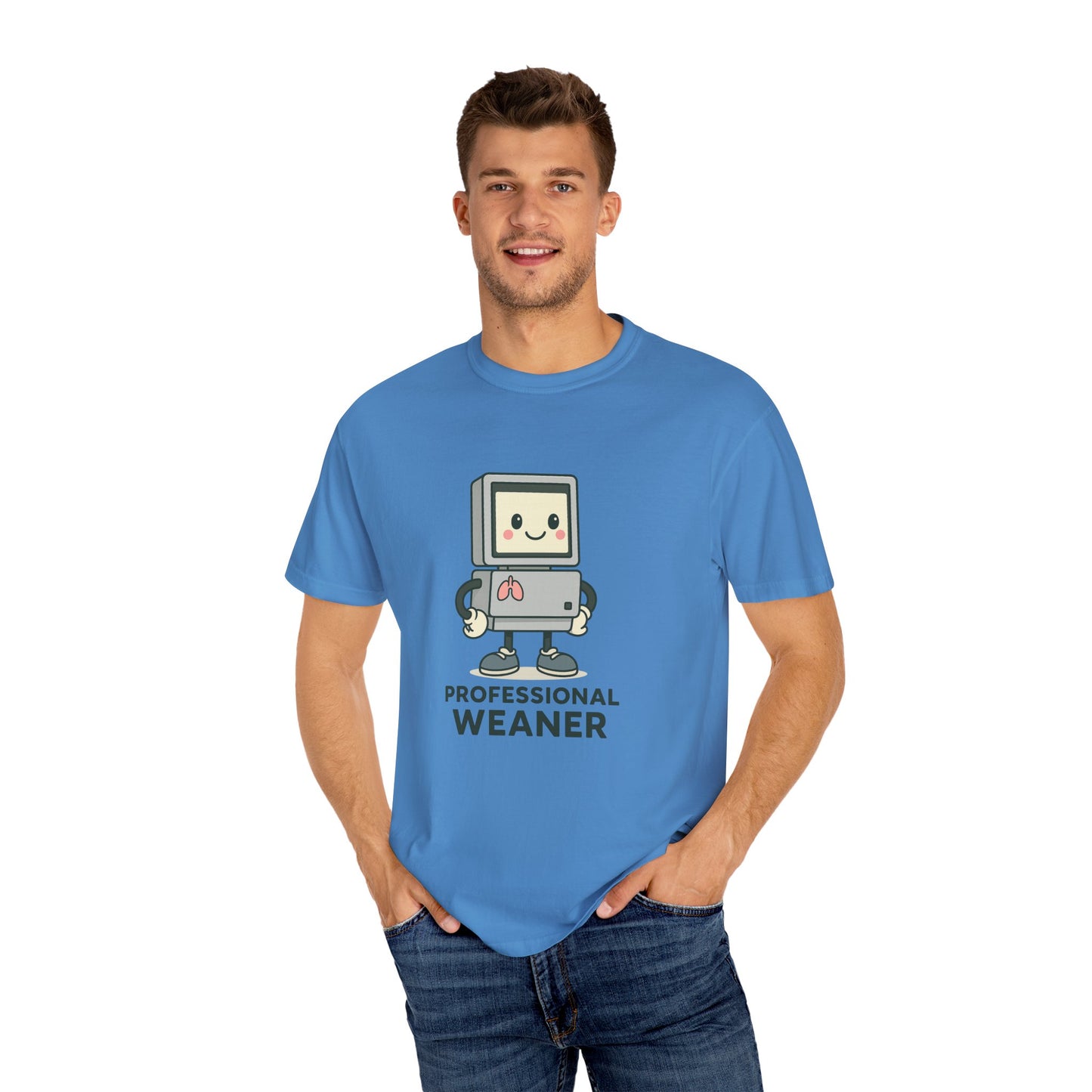 Professional Weaner Respiratory T-Shirt, Funny T-Shirt for Kids, Unisex Tee, Cartoon T-Shirt, Gift for New Parents, Humorous Clothing