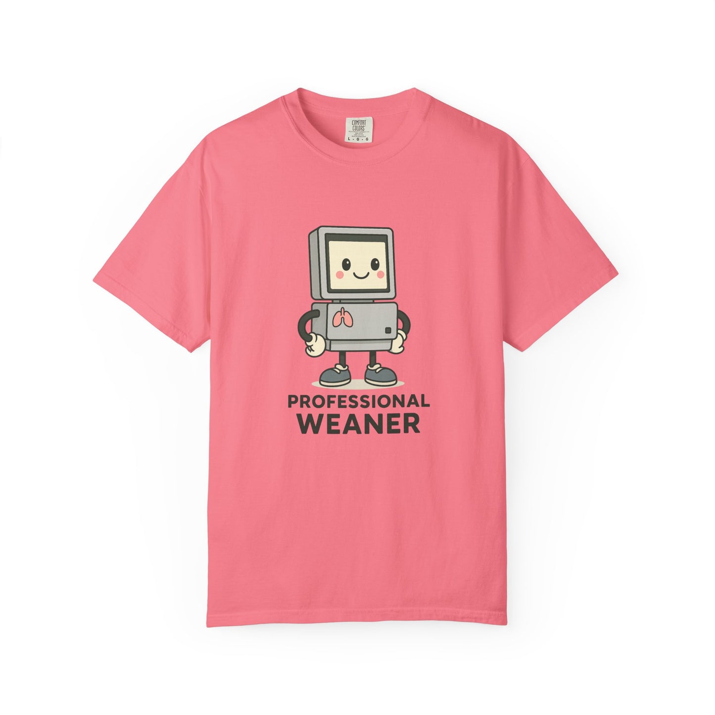 Professional Weaner Respiratory T-Shirt, Funny T-Shirt for Kids, Unisex Tee, Cartoon T-Shirt, Gift for New Parents, Humorous Clothing