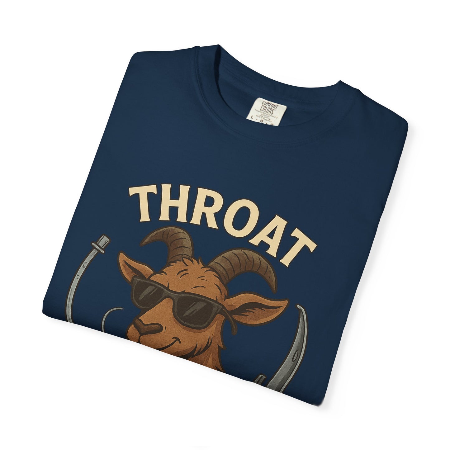 Throat Goat T-Shirt, Funny Graphic Tee, Unisex Humor Shirt, Casual Everyday Wear