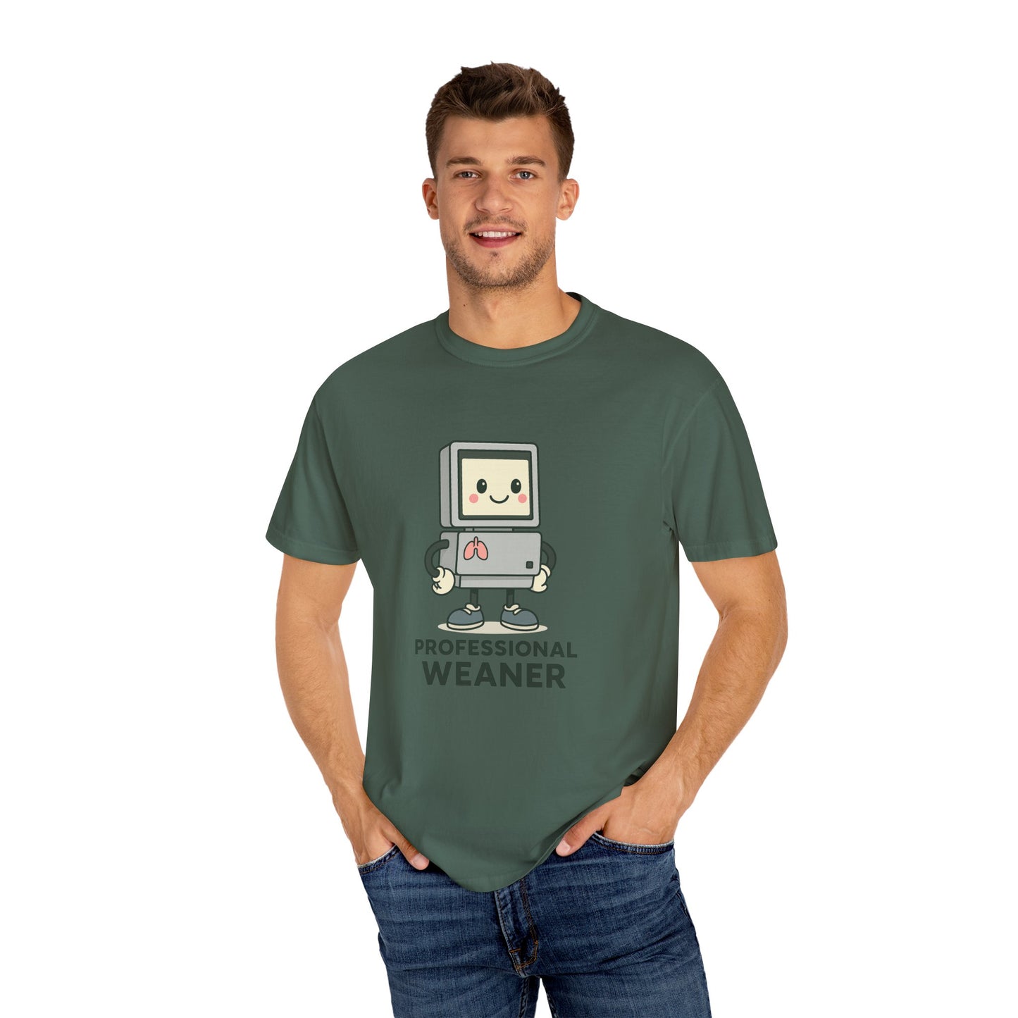Professional Weaner Respiratory T-Shirt, Funny T-Shirt for Kids, Unisex Tee, Cartoon T-Shirt, Gift for New Parents, Humorous Clothing