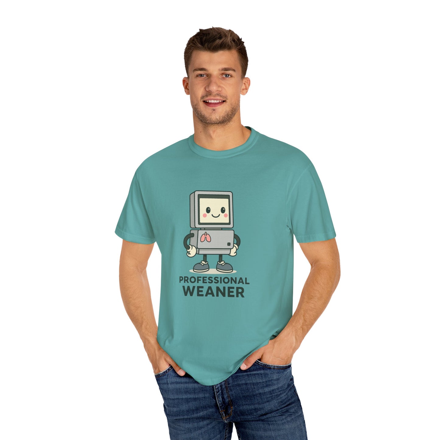 Professional Weaner Respiratory T-Shirt, Funny T-Shirt for Kids, Unisex Tee, Cartoon T-Shirt, Gift for New Parents, Humorous Clothing