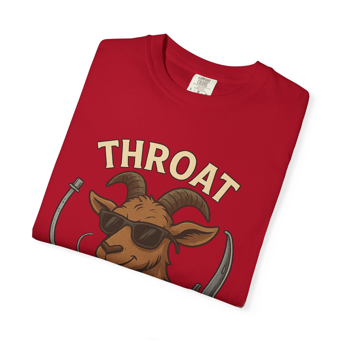 Throat Goat T-Shirt, Funny Graphic Tee, Unisex Humor Shirt, Casual Everyday Wear