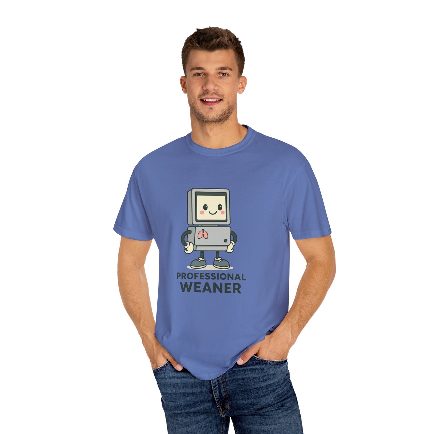Professional Weaner Respiratory T-Shirt, Funny T-Shirt for Kids, Unisex Tee, Cartoon T-Shirt, Gift for New Parents, Humorous Clothing