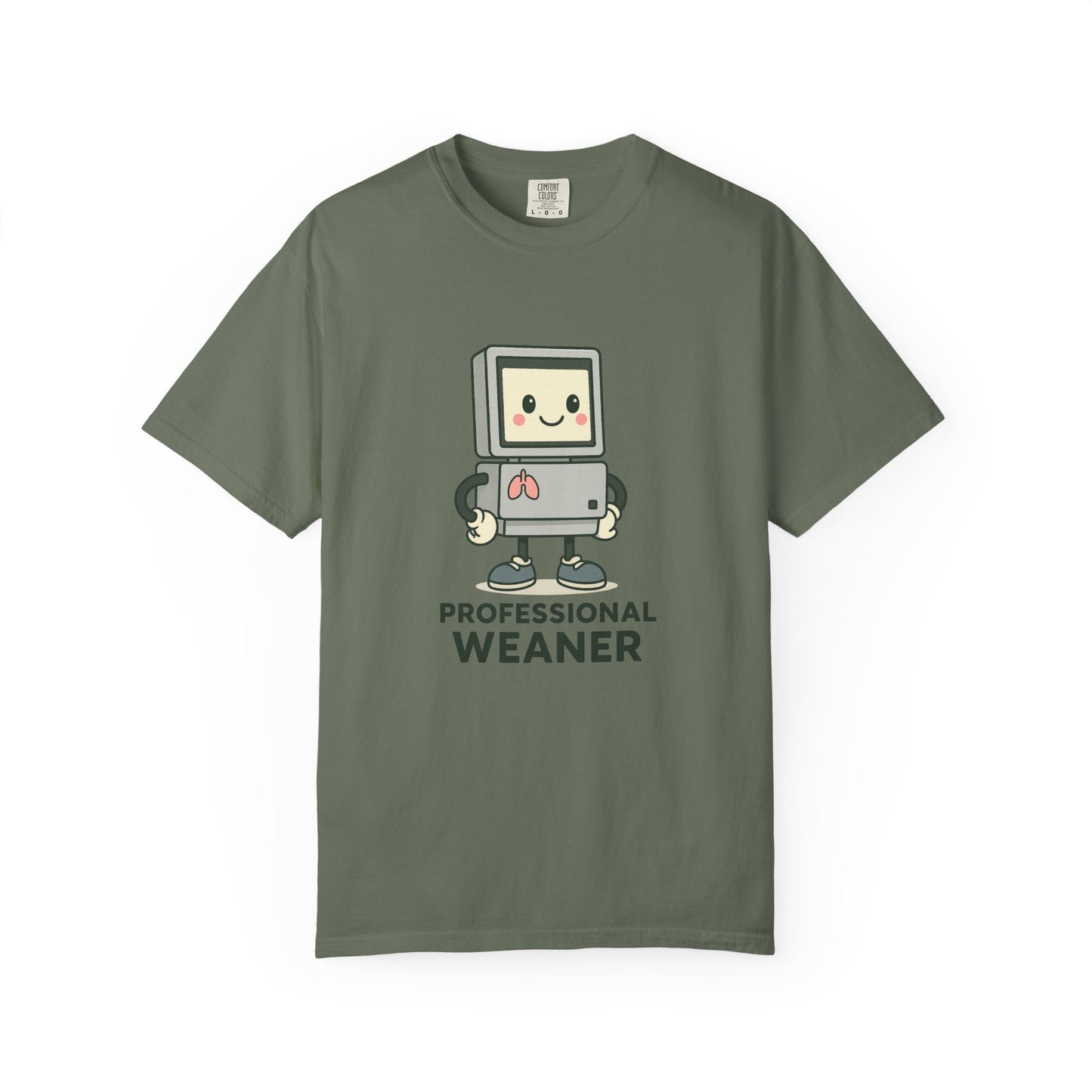 Professional Weaner Respiratory T-Shirt, Funny T-Shirt for Kids, Unisex Tee, Cartoon T-Shirt, Gift for New Parents, Humorous Clothing