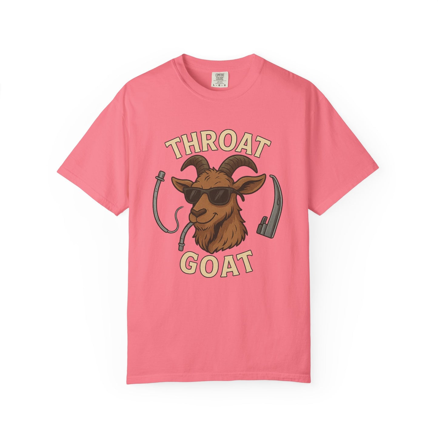 Throat Goat T-Shirt, Funny Graphic Tee, Unisex Humor Shirt, Casual Everyday Wear
