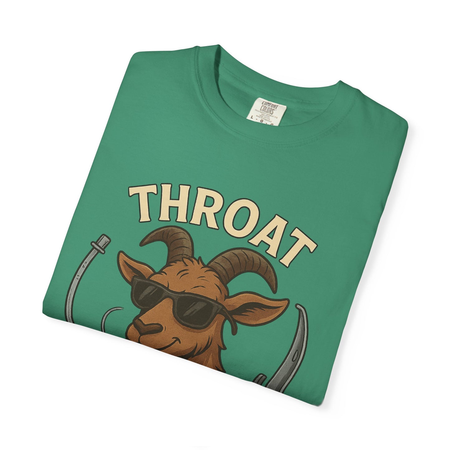Throat Goat T-Shirt, Funny Graphic Tee, Unisex Humor Shirt, Casual Everyday Wear