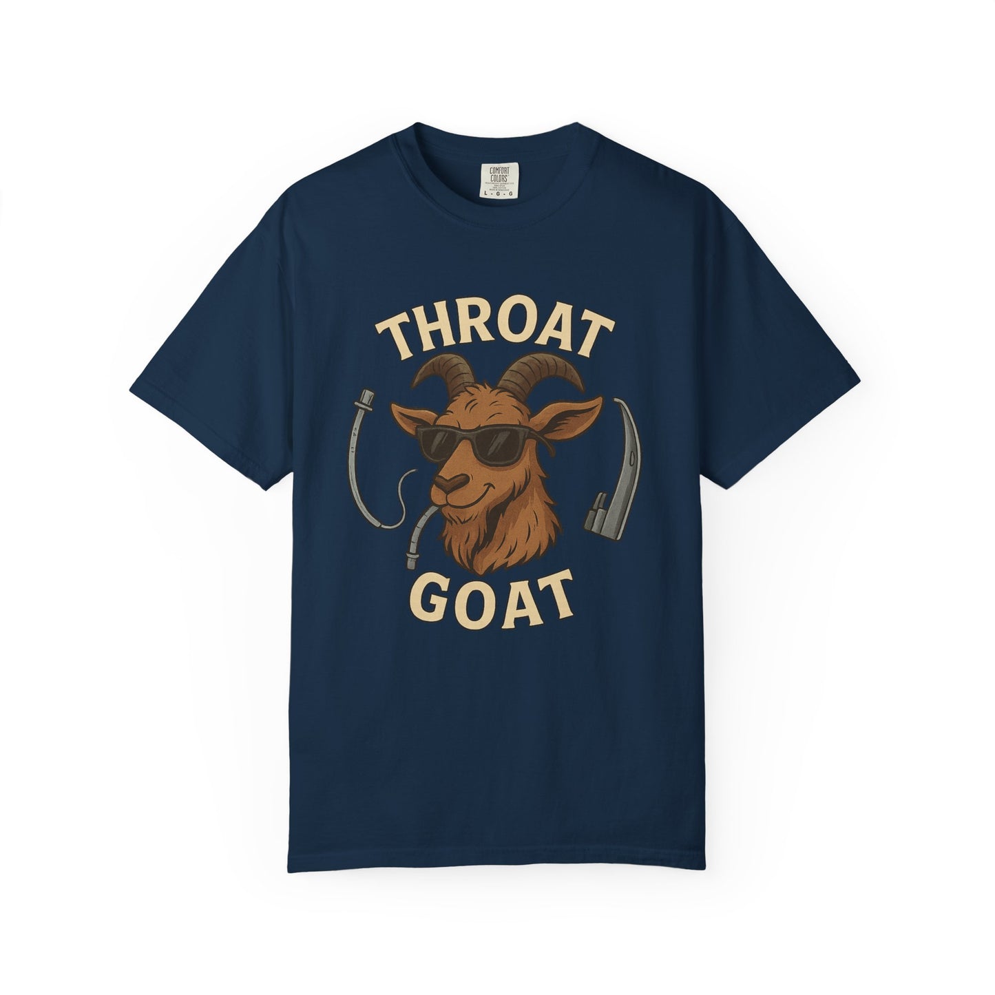 Throat Goat T-Shirt, Funny Graphic Tee, Unisex Humor Shirt, Casual Everyday Wear