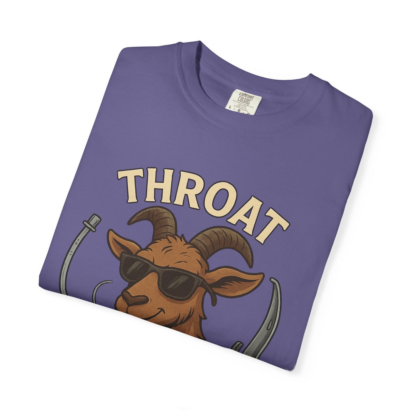 Throat Goat T-Shirt, Funny Graphic Tee, Unisex Humor Shirt, Casual Everyday Wear