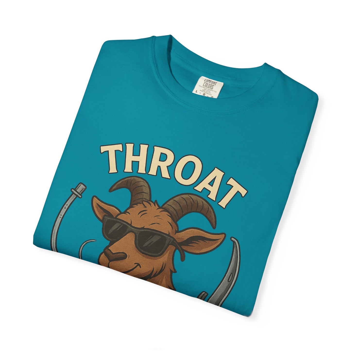 Throat Goat T-Shirt, Funny Graphic Tee, Unisex Humor Shirt, Casual Everyday Wear