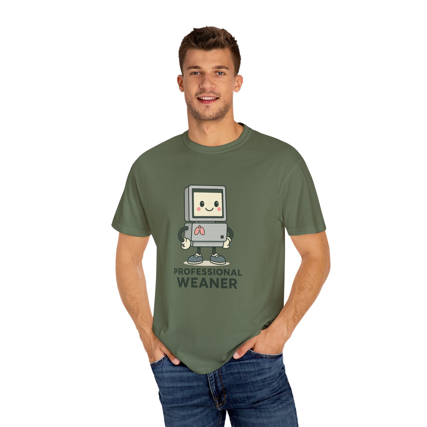 Professional Weaner Respiratory T-Shirt, Funny T-Shirt for Kids, Unisex Tee, Cartoon T-Shirt, Gift for New Parents, Humorous Clothing