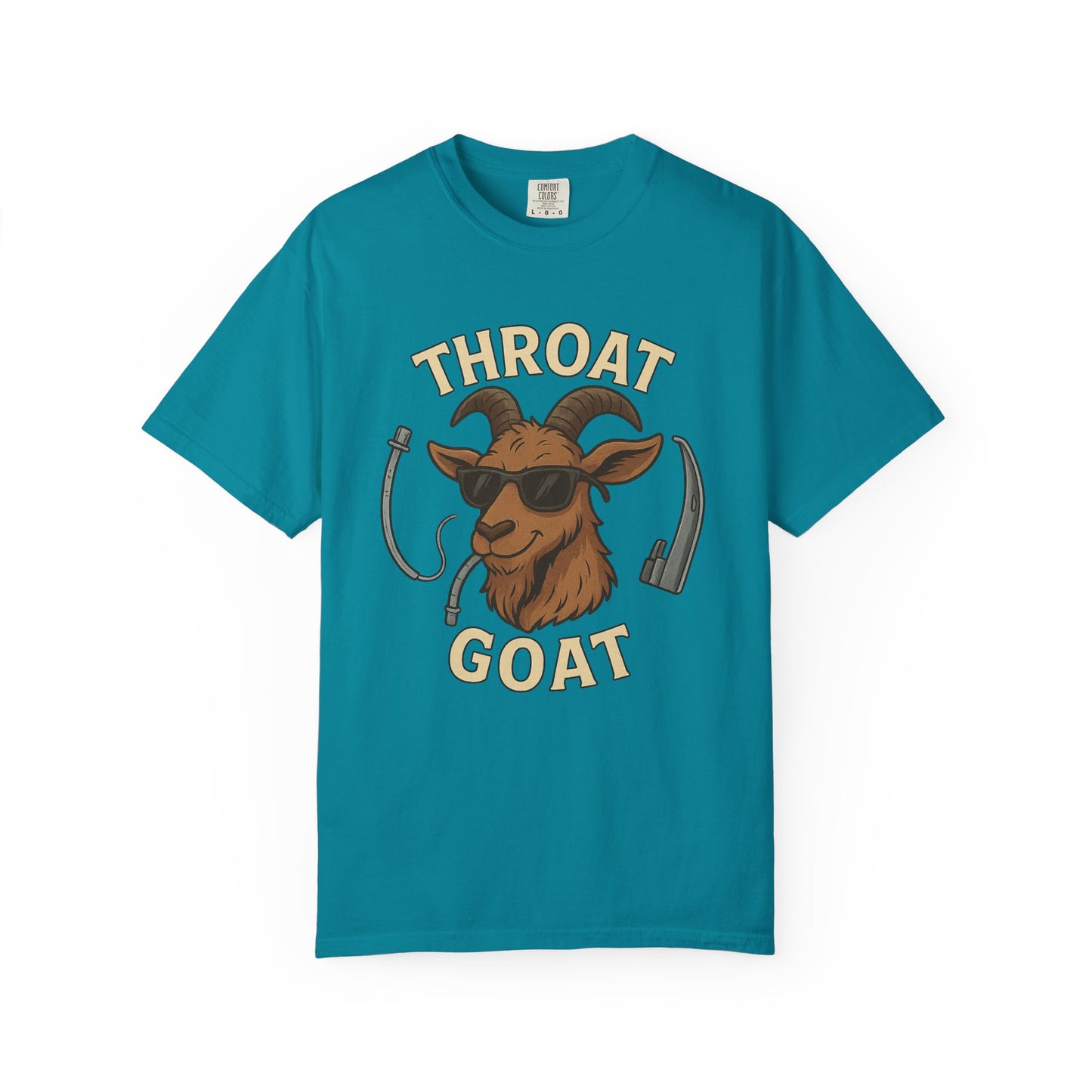 Throat Goat T-Shirt, Funny Graphic Tee, Unisex Humor Shirt, Casual Everyday Wear