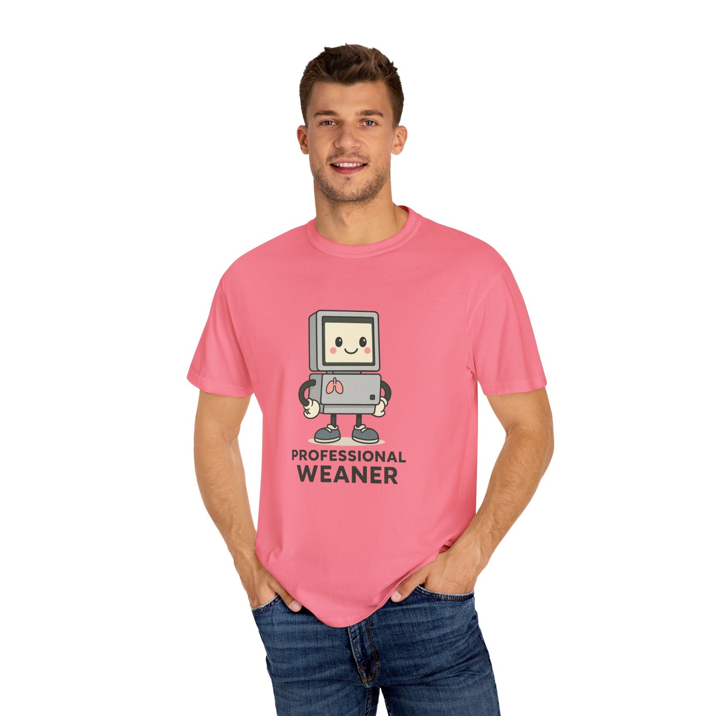 Professional Weaner Respiratory T-Shirt, Funny T-Shirt for Kids, Unisex Tee, Cartoon T-Shirt, Gift for New Parents, Humorous Clothing