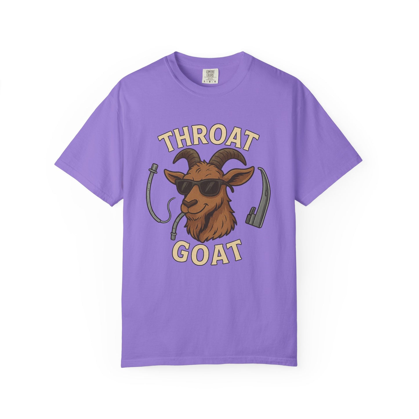 Throat Goat T-Shirt, Funny Graphic Tee, Unisex Humor Shirt, Casual Everyday Wear