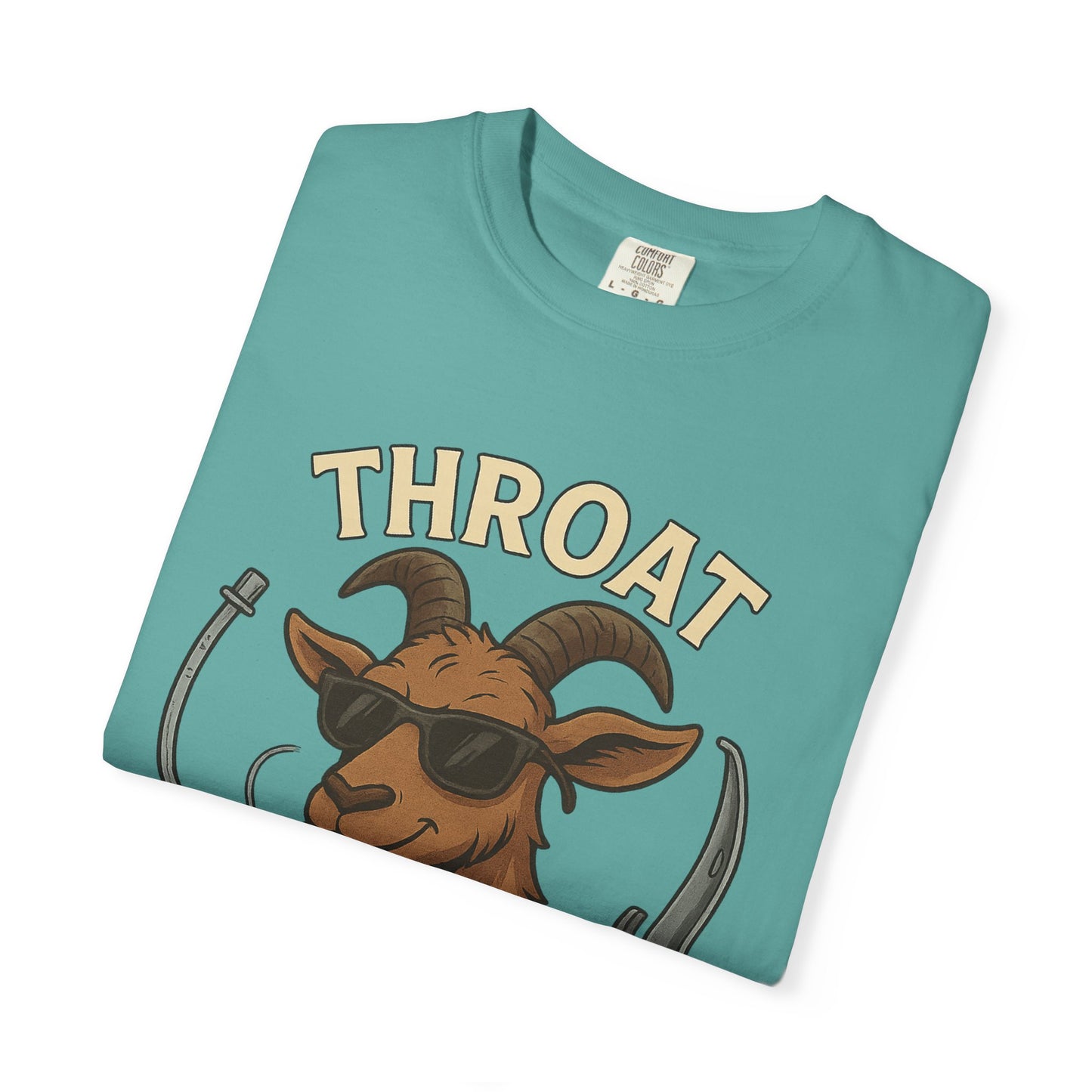 Throat Goat T-Shirt, Funny Graphic Tee, Unisex Humor Shirt, Casual Everyday Wear