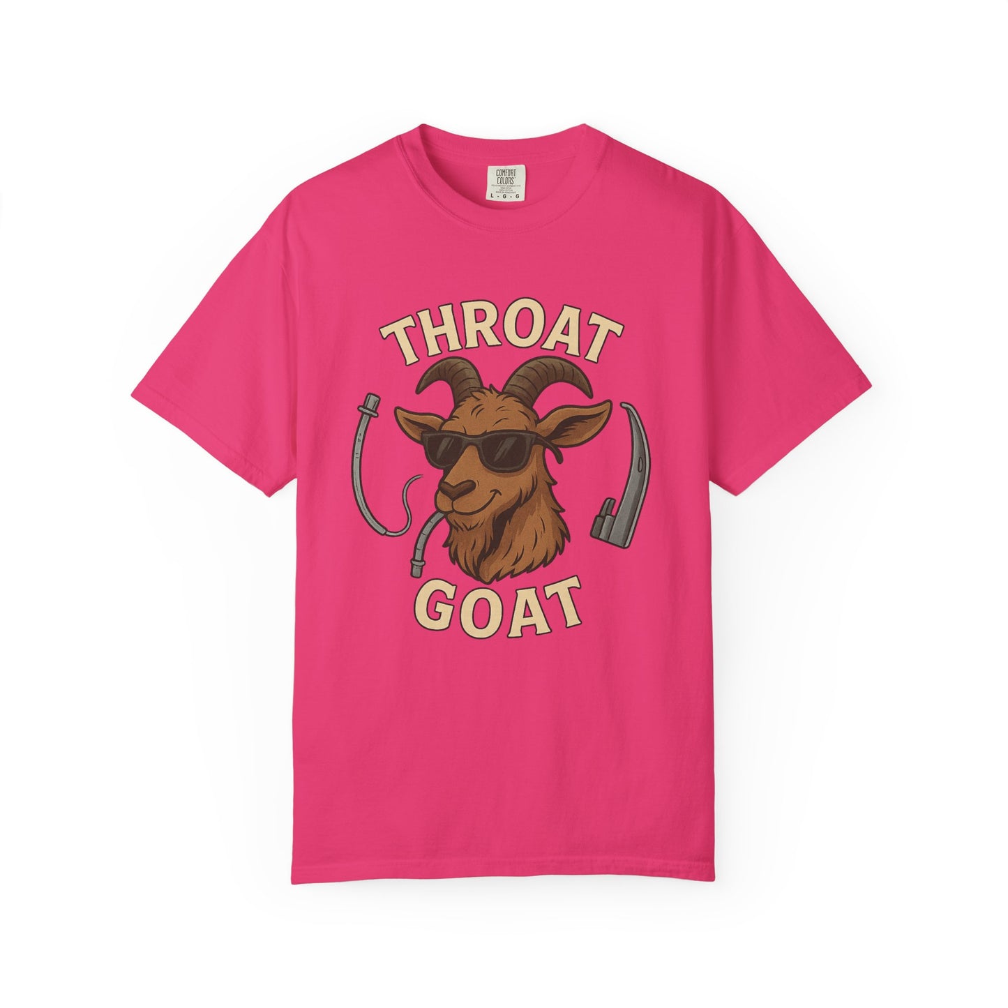 Throat Goat T-Shirt, Funny Graphic Tee, Unisex Humor Shirt, Casual Everyday Wear
