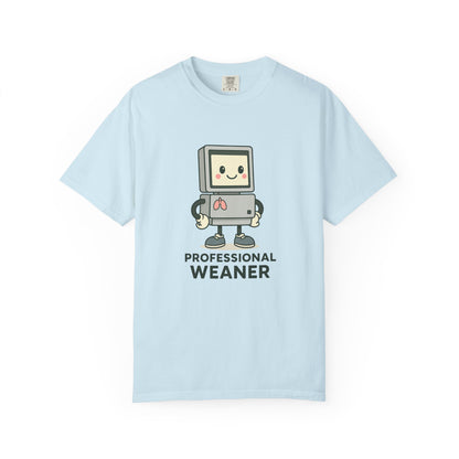 Professional Weaner Respiratory T-Shirt, Funny T-Shirt for Kids, Unisex Tee, Cartoon T-Shirt, Gift for New Parents, Humorous Clothing