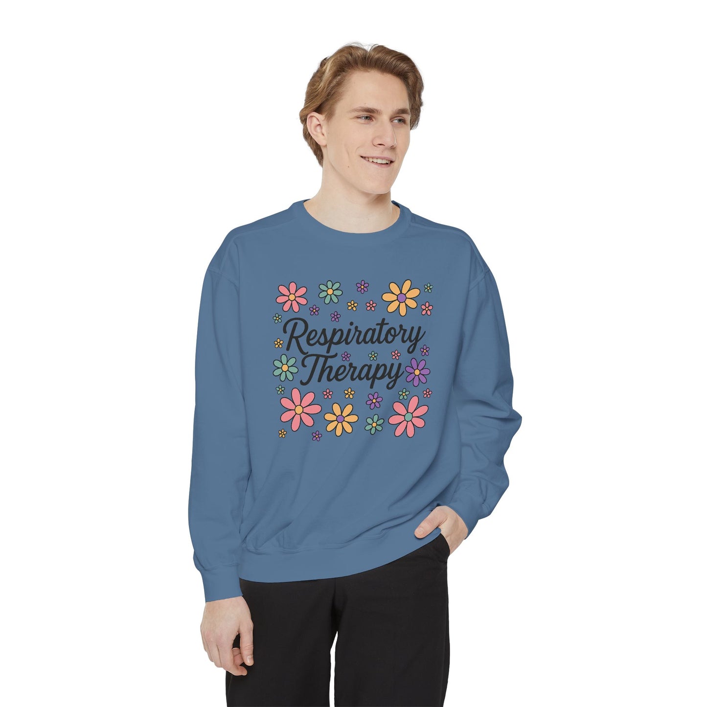 Respiratory Therapy Flower Sweatshirt, Cozy Gift for Nurses, Flower Design, Unisex Comfort Wear, Cute Medical Sweatshirt, Therapy [...]
