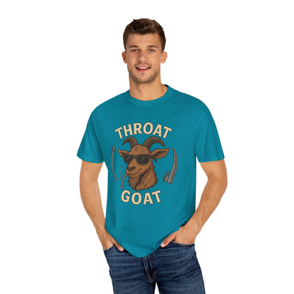 Throat Goat T-Shirt, Funny Graphic Tee, Unisex Humor Shirt, Casual Everyday Wear