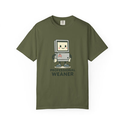 Professional Weaner Respiratory T-Shirt, Funny T-Shirt for Kids, Unisex Tee, Cartoon T-Shirt, Gift for New Parents, Humorous Clothing