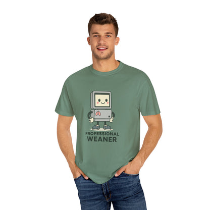 Professional Weaner Respiratory T-Shirt, Funny T-Shirt for Kids, Unisex Tee, Cartoon T-Shirt, Gift for New Parents, Humorous Clothing