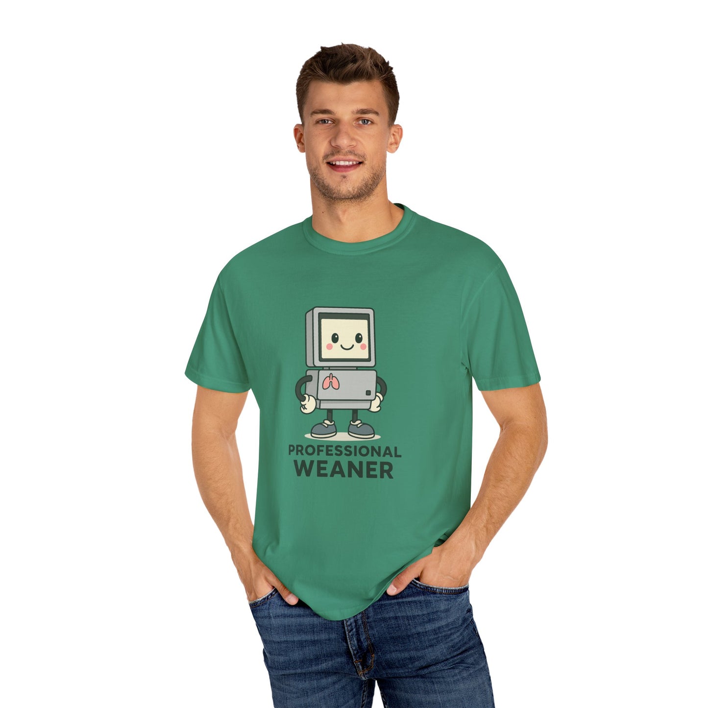 Professional Weaner Respiratory T-Shirt, Funny T-Shirt for Kids, Unisex Tee, Cartoon T-Shirt, Gift for New Parents, Humorous Clothing