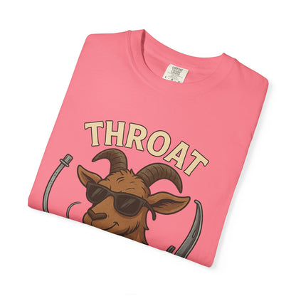 Throat Goat T-Shirt, Funny Graphic Tee, Unisex Humor Shirt, Casual Everyday Wear