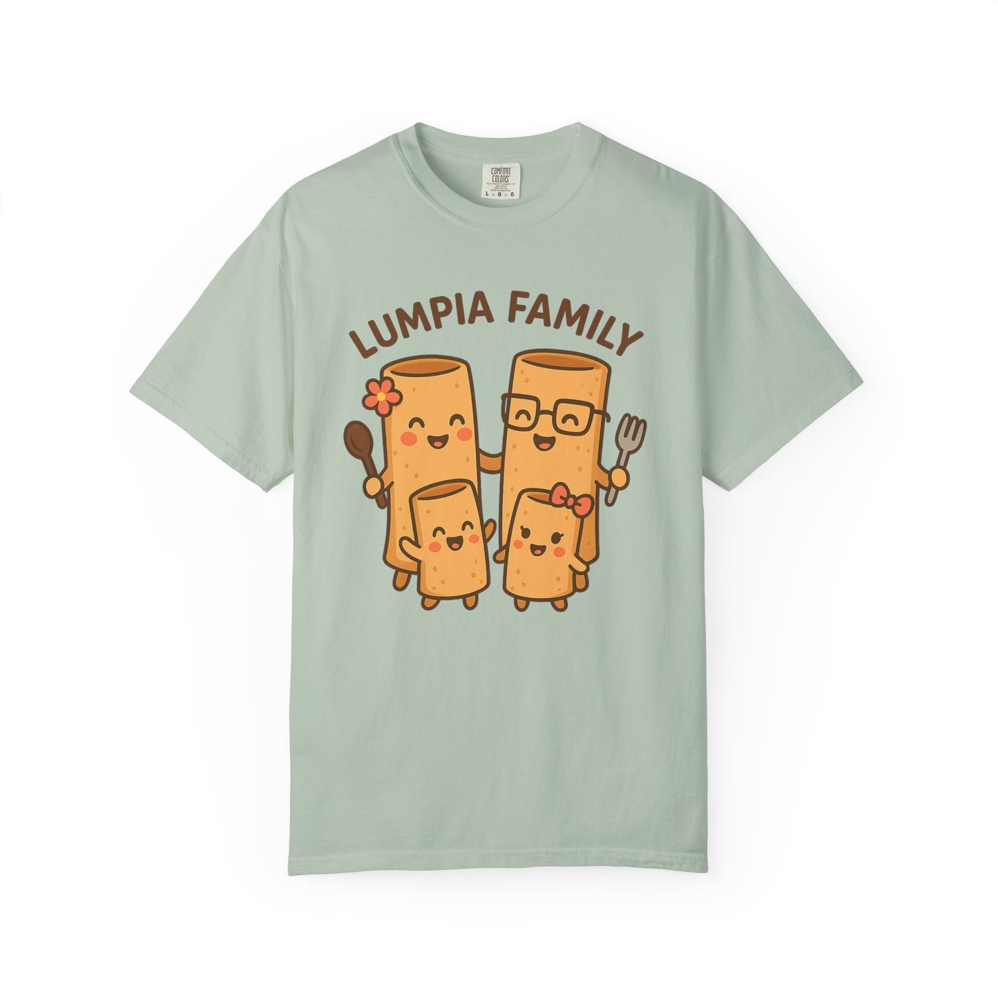 Cute Lumpia Family T-Shirt - Adorable Family Tee for Food Lovers, Filipino Culture Gift, Casual Wear, Family Gatherings, Foodie Gift