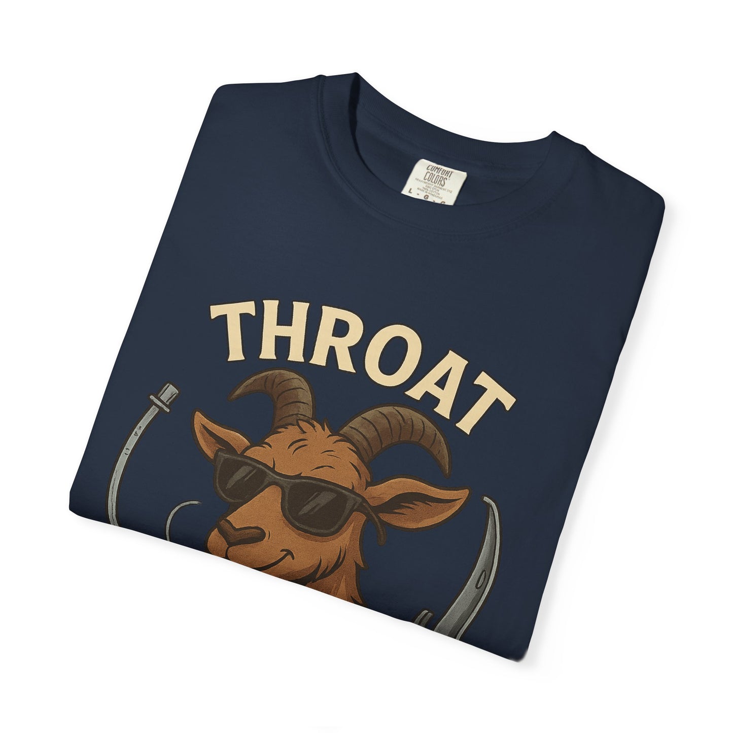 Throat Goat T-Shirt, Funny Graphic Tee, Unisex Humor Shirt, Casual Everyday Wear