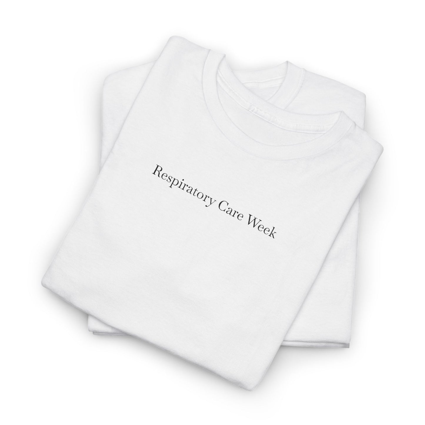 Unisex Heavy Cotton Tee for Respiratory Care Week, Healthcare Appreciation Shirt, Medical Professional Gift, Soft Cotton Tee, Casual Wear