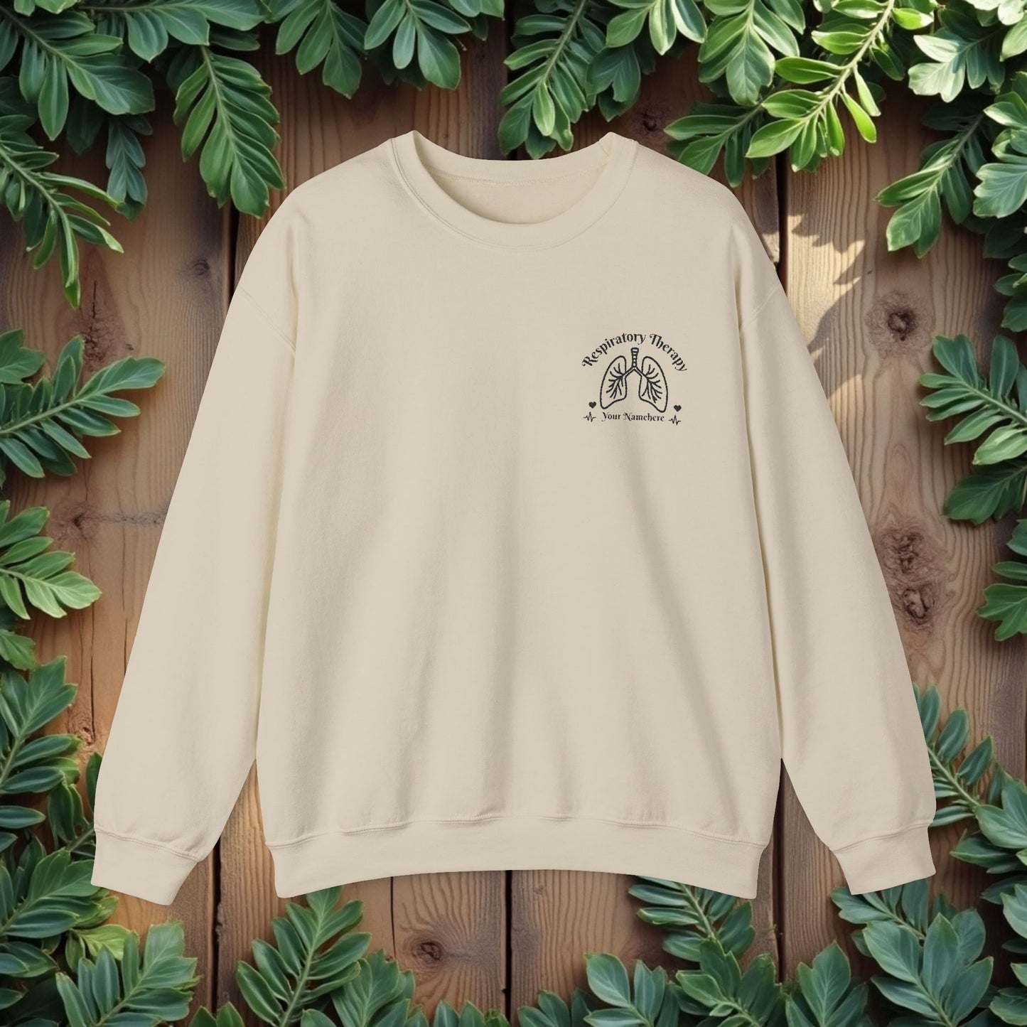 Customizable Respiratory Therapy Sweatshirt