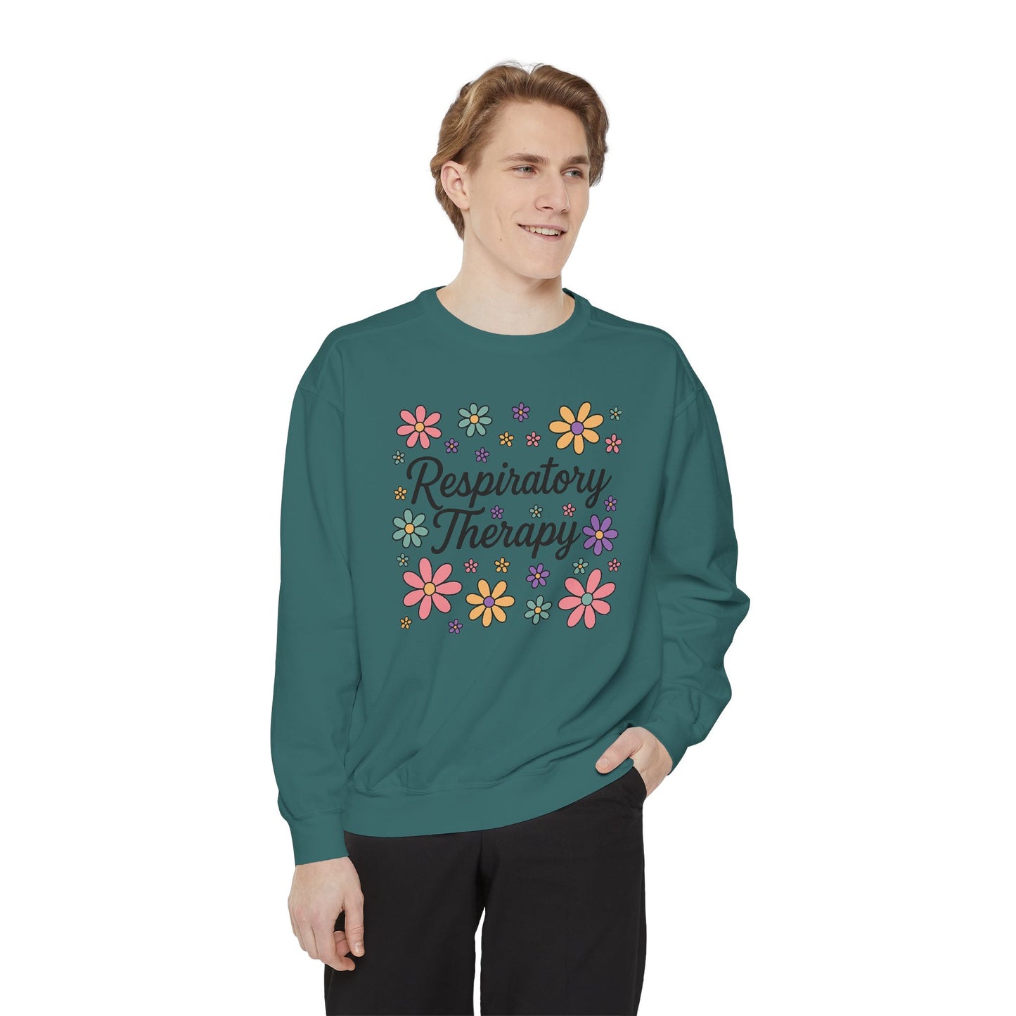 Respiratory Therapy Flower Sweatshirt, Cozy Gift for Nurses, Flower Design, Unisex Comfort Wear, Cute Medical Sweatshirt, Therapy [...]