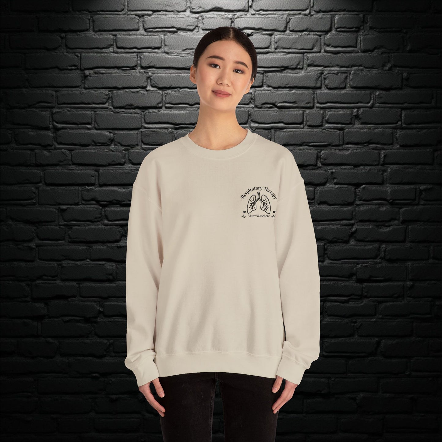Customizable Respiratory Therapy Sweatshirt