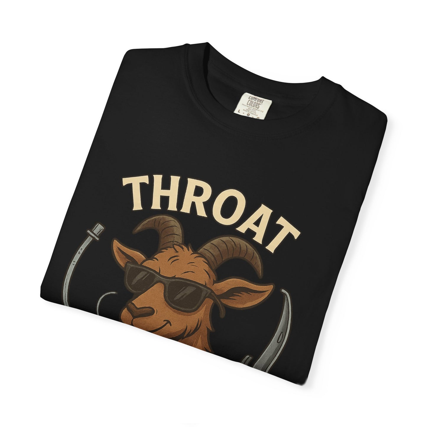 Throat Goat T-Shirt, Funny Graphic Tee, Unisex Humor Shirt, Casual Everyday Wear