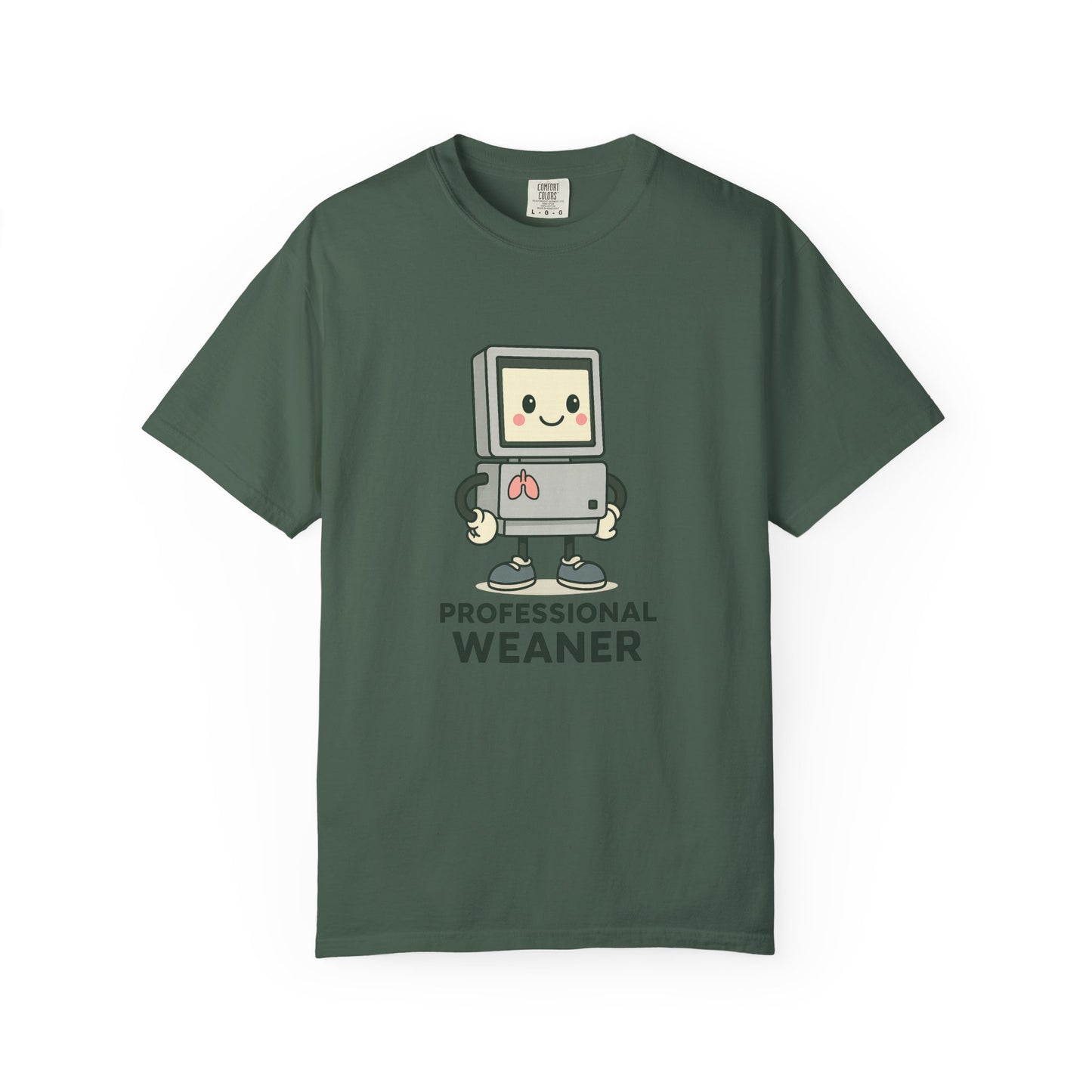 Professional Weaner Respiratory T-Shirt, Funny T-Shirt for Kids, Unisex Tee, Cartoon T-Shirt, Gift for New Parents, Humorous Clothing