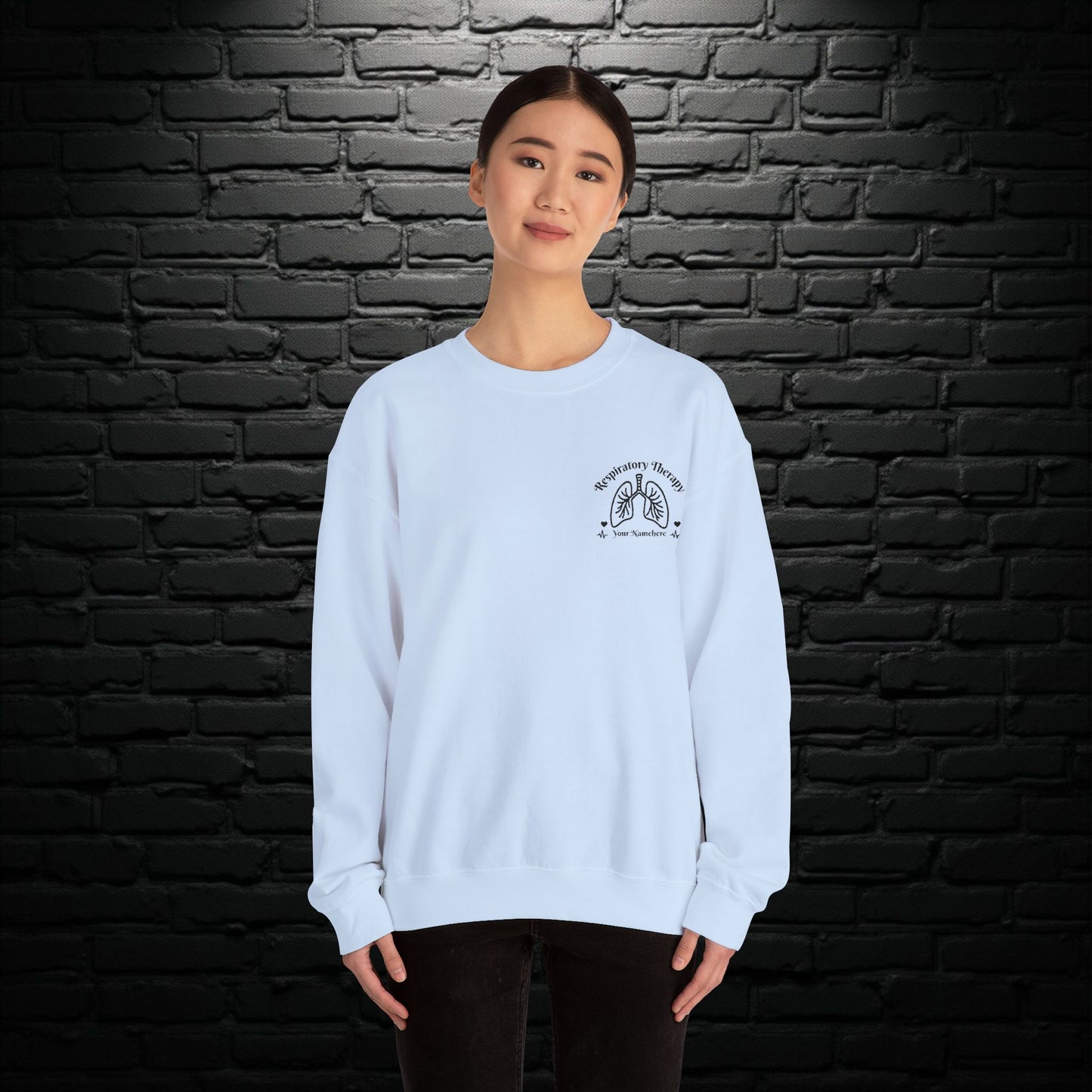 Customizable Respiratory Therapy Sweatshirt