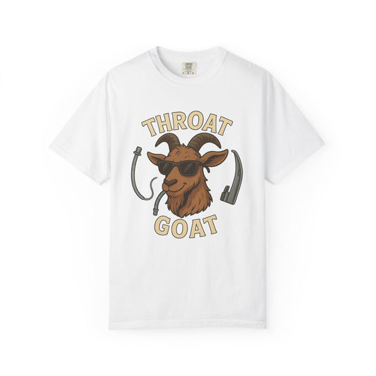 Throat Goat T-Shirt, Funny Graphic Tee, Unisex Humor Shirt, Casual Everyday Wear