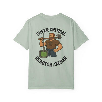 Super Critical Reactor Axeman Tee - Funny T-Shirt, Unisex Apparel, Gift for Engineers, Science Lovers, Casual Wear, Unique Graphic Tee