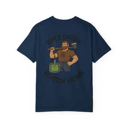 Super Critical Reactor Axeman Tee - Funny T-Shirt, Unisex Apparel, Gift for Engineers, Science Lovers, Casual Wear, Unique Graphic Tee