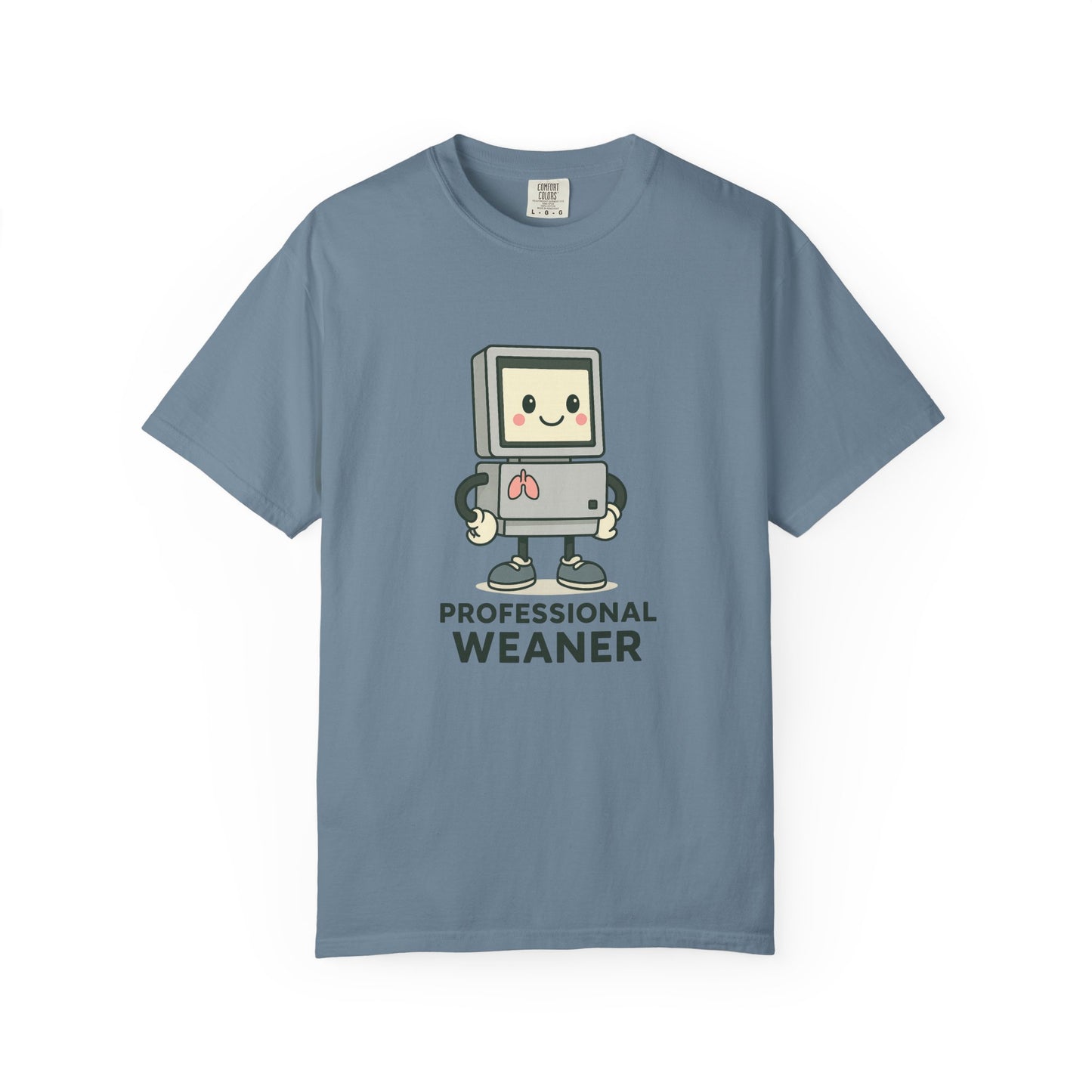 Professional Weaner Respiratory T-Shirt, Funny T-Shirt for Kids, Unisex Tee, Cartoon T-Shirt, Gift for New Parents, Humorous Clothing